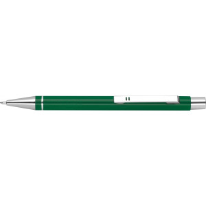 Metalowy długopis półżelowy Almeira zielony