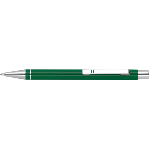 Metalowy długopis półżelowy Almeira zielony 374109 