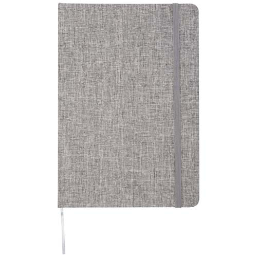 Ramona bawełniany notatnik A5 Szary 10790082 (2)