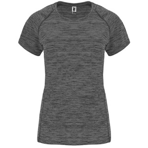 T-shirt Damski Luzny Kroj Poliester Funkcyjny