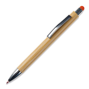Bambusowy długopis Stylus New york Pomarańczowy