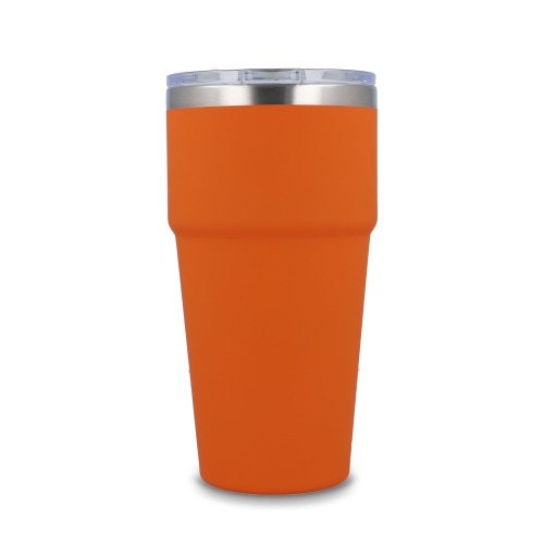 T-ceramiczny kubek do samochodu o miękkim dotyku 500ml Pomarańczowy LT98729-N0026 (1)