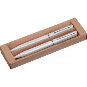 Zestaw do pisania z ABS z recyklingu BOGOTA Biały