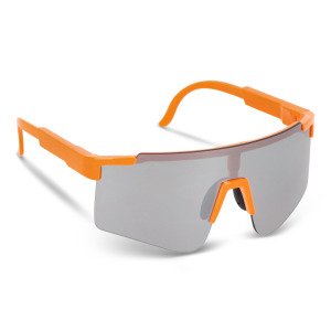 Sportowe okulary przeciwsłoneczne Tom R-PC z lustrzanymi soczewkami UV400 Asortyment fluoru / pomarańczowy