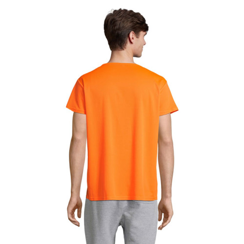 SPRINT UNI T-SHIRT 130g Neonowy Pomarańczowy S02995-NO-XS (1)