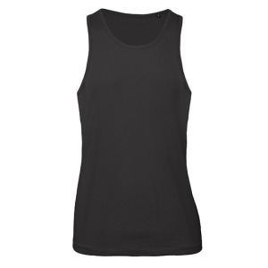 Tank top męski Klasyczny Bawełna Organiczna