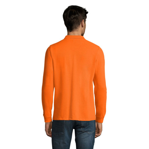 PERFECT MEN LSL POLO 180g Pomarańczowy S02087-OR-XXL (1)