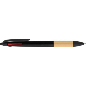 Długopis, wielokolorowy wkład, touch pen