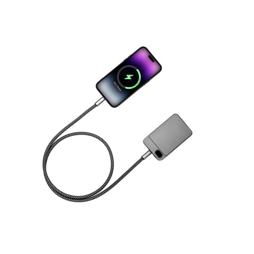 Kabel do ładowania i synchronizacji BrandCharger Volt Grafitowy VA555-15 (1)