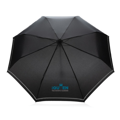 Mały parasol 20.5" AWARE™ RPET Czarny P850.541 (4)