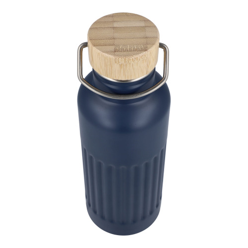 Butelka termiczna ze stali nierdzewnej pochodzącej z recyklingu, 500 ml Ciemnoniebieski LT98699-N0010 (4)