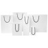 Ręcznie robiona torba z papieru integra z plastikowymi uchwytami – 24 x 9 x 36 cm Biały 1ZB01090 (3) thumbnail