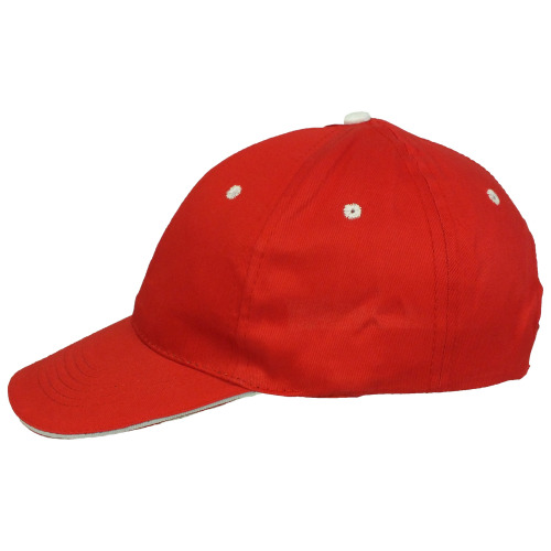 Czapka z daszkiem Czerwony V7022-05 (2)