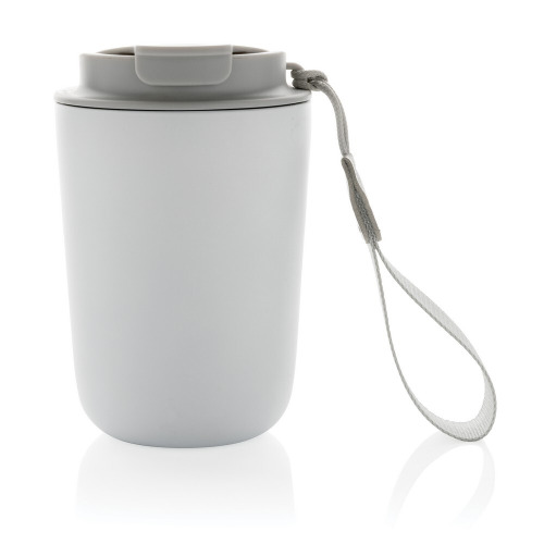 Kubek termiczny 380 ml Cuppa, stal nierdzewna z recyklingu biały P435.023 (1)