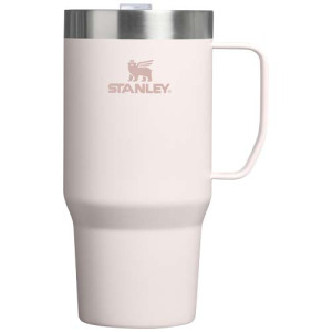 Termoizolowany kubek Stanley Everyday Suburban o pojemności 710 ml, wykonany z recyklingowanej stali nierdzewnej  Jasny różowy