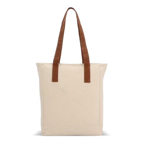 Torba Canvas InSideOut Reuuz 33 x 42 x 10 cm Ecru / brązowy LT57116-N5451 (4)