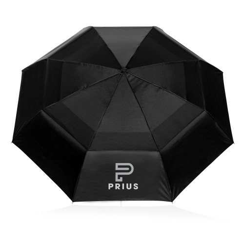 Parasol sztormowy 27" Swiss Peak AWARE™ RPET Czarny P850.331 (6)