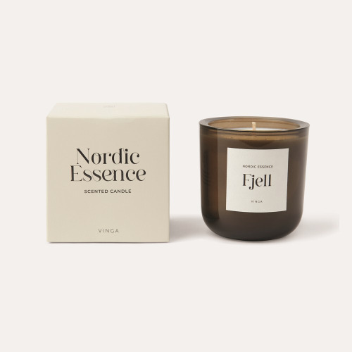 Świeczka zapachowa VINGA Nordic, duża Brązowy VG593-02 (3)