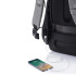 Bobby Hero Small plecak na laptopa do 13,3" i tablet 12,9", chroniący przed kieszonkowcami, wykonany z RPET szary V0996-19 (6) thumbnail