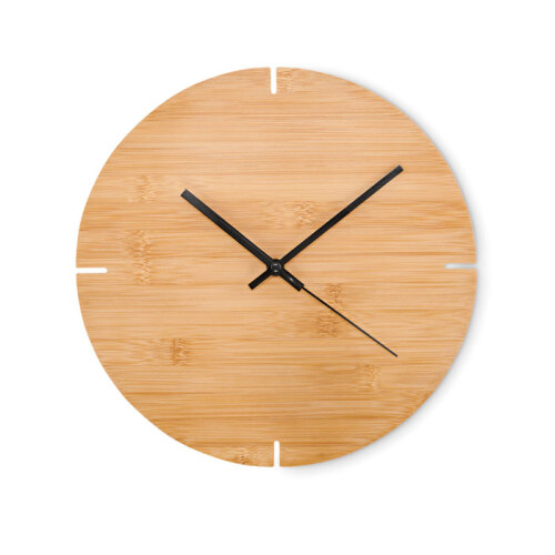 Bambusowy zegar ścienny drewna MO6792-40 