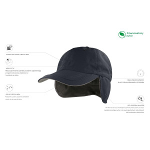 Czapka zimowa z nausznikami