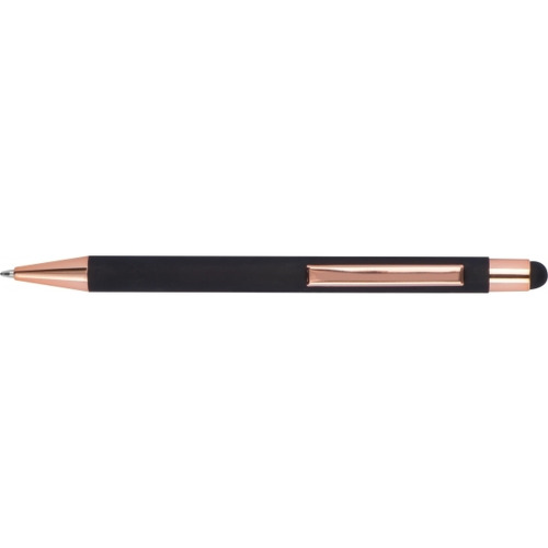 Długopis metalowy touch pen soft touch MIRAMAR Czarny 432803 (3)