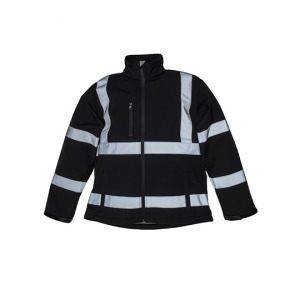 Kurtka Klasyczna Softshell Hi-Vis Wodoodporna Oddychająca