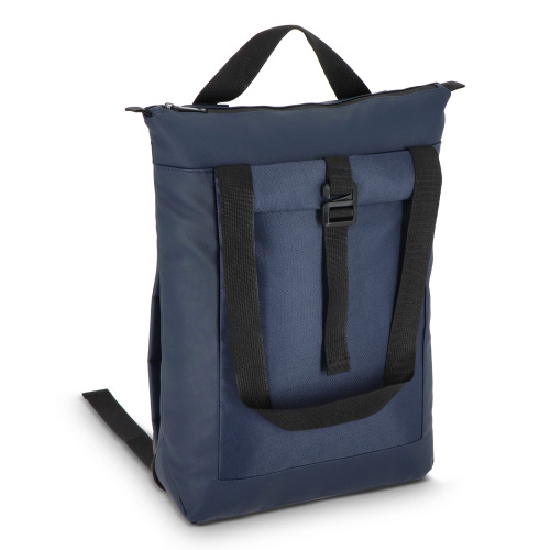Plecak na laptopa rPET 600D Navi 36 x 40 x 10 cm Ciemnoniebieski LT95397-N0010 