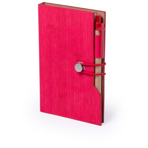 Zestaw do notatek, notatnik A5, karteczki samoprzylepne, długopis czerwony V2945-05 