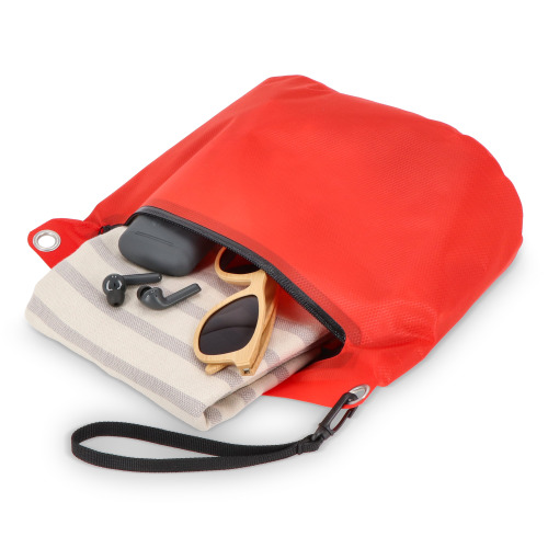 Wodoodporna torba na ramię z ripstopu 33 x 23 x 13 cm Czerwony LT95344-N0021 (3)