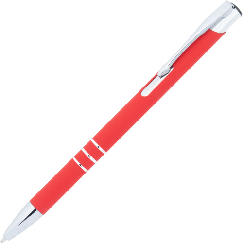 Długopis metalowy soft touch NEW JERSEY Czerwony 055505 
