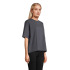 BOXY WOMEN T-SHIRT OVERSIZE Mysi Szary S03807-MU-XS (2) thumbnail