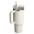 Stanley Quencher® ProTour 1180 ml termoizolowany kubek ze słomką, wykonany z recyklingowanej stali nierdzewnej Kremowy 10097910 (1) thumbnail