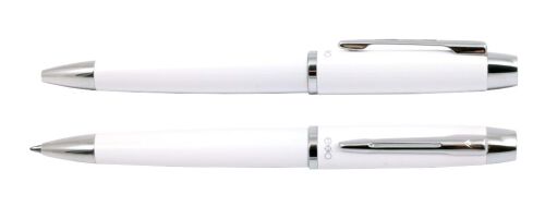 Długopis EXO Aries, biały lakier, wykończenia chromowane, etui premium biały EXP1030.01CTBP-B (2)