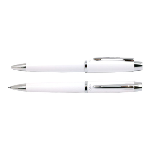 Długopis EXO Aries, biały lakier, wykończenia chromowane, etui premium biały EXP1030.01CTBP-B (2)