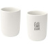 Male kubki ceramiczne o pojemności 350 ml - zestaw 2 sztuk Biały 12639601 (1) thumbnail