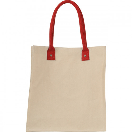 Torba płócienna z długimi uszami 320 g/m2 RODOLFO Czerwony 6521805 (2)