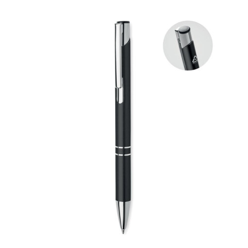 Długopis aluminiowy, recykling czarny MO6561-03 
