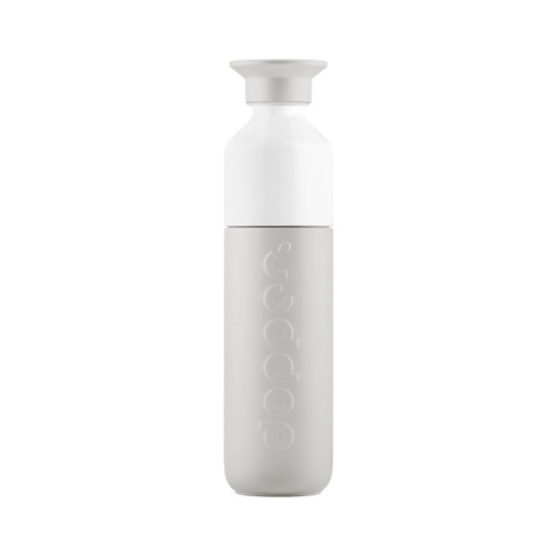 Butelka termiczna ze słomką Dopper Insulated (580 ml) - Blazing Black x Flip Straw - Black Szary DOB5302 