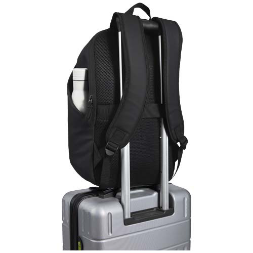 Resi Plus plecak na 15-calowego laptopa o pojemności 18 l z recyklingu, z certyfikatem GRS i zabezpieczeniem przed kradzieżą Czarny 13010990 (4)