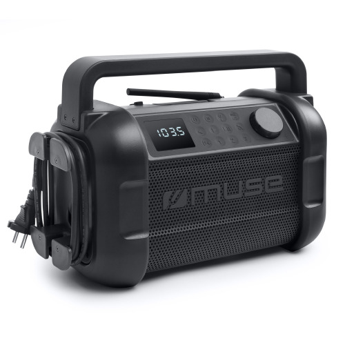 M-928 | Muse radio robocze z bluetooth 20W z radiem FM Czarny LT55007-N0002 (1)