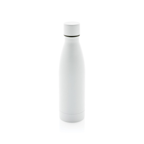 Butelka termiczna 500 ml, stal nierdzewna z recyklingu Biały P433.273 