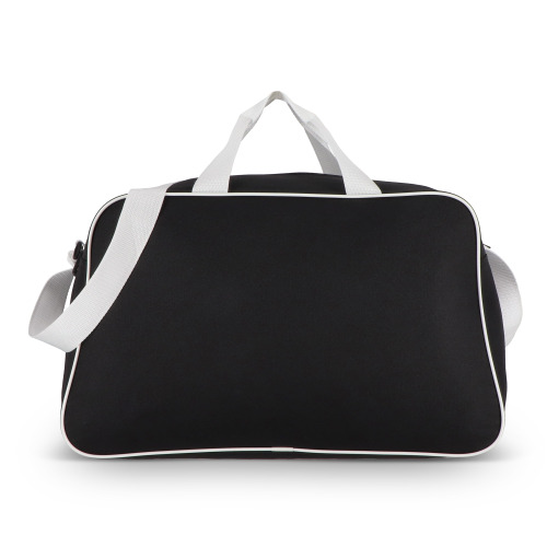Torba sportowo-podróżna R-PET 600D 48 x 25 x 28 cm 30 l Czarny / biały LT95366-N0201 (2)