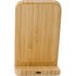 Bambusowa ładowarka bezprzewodowa 5W, stojak na telefon drewno V0186-17 (5) thumbnail