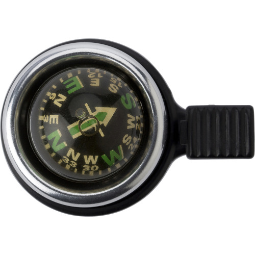 Dzwonek do roweru, kompas Srebrny V7744-32 (1)
