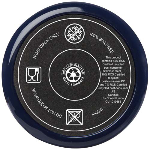 Melbourne kubek ze słomką z certyfikatem RCS 1200 ml Granatowy 10080155 (4)