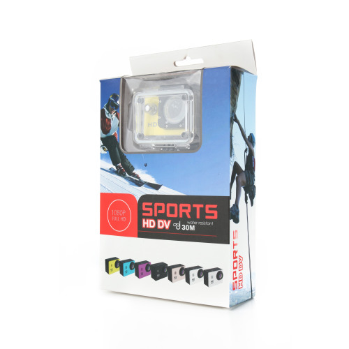 Kieszonkowa kamera sportowa Żółty EG 004408 (1)