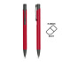 Długopis aluminiowy, gumowany / Aluru Dark Red IP13149453  thumbnail