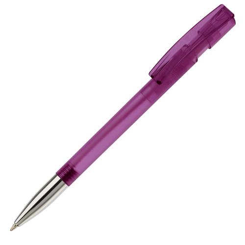 Przezroczysty długopis Nash Transparentny / purpurowy LT80805-N0472 
