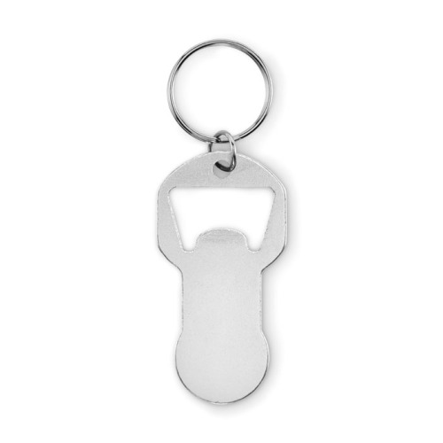 Aluminiowy brelok z otwieraczem do Srebrny MO2793-14 (2)